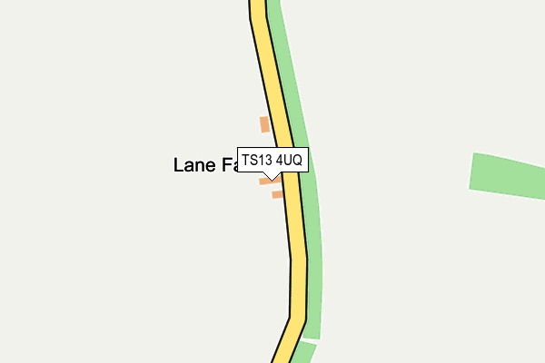 TS13 4UQ map - OS OpenMap – Local (Ordnance Survey)