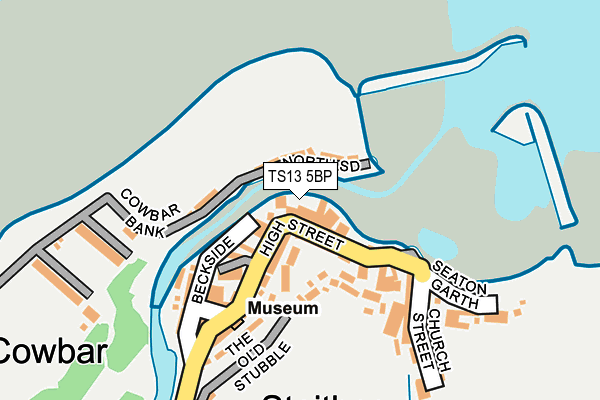 TS13 5BP map - OS OpenMap – Local (Ordnance Survey)