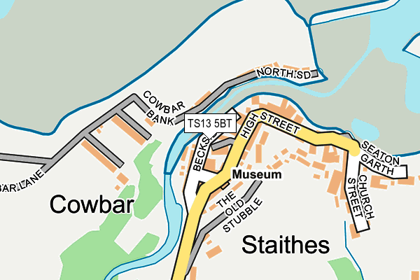 TS13 5BT map - OS OpenMap – Local (Ordnance Survey)