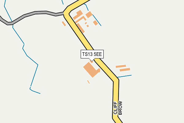 TS13 5EE map - OS OpenMap – Local (Ordnance Survey)