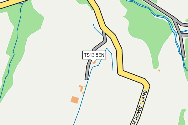 TS13 5EN map - OS OpenMap – Local (Ordnance Survey)