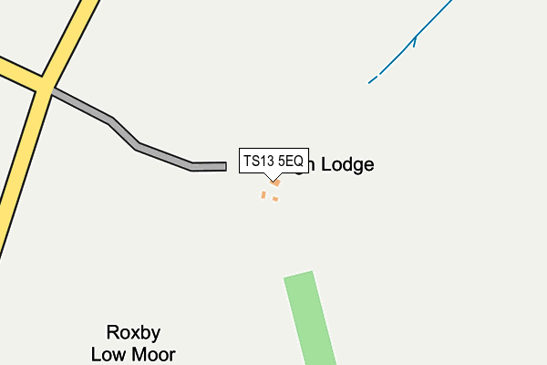 TS13 5EQ map - OS OpenMap – Local (Ordnance Survey)
