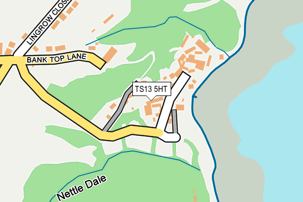 TS13 5HT map - OS OpenMap – Local (Ordnance Survey)