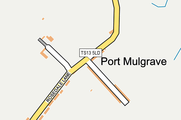 TS13 5LD map - OS OpenMap – Local (Ordnance Survey)