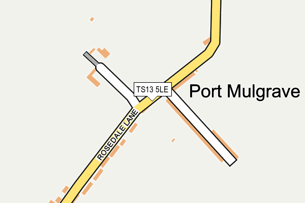 TS13 5LE map - OS OpenMap – Local (Ordnance Survey)