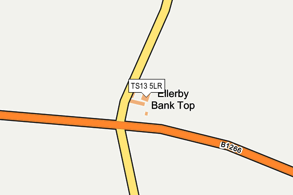 TS13 5LR map - OS OpenMap – Local (Ordnance Survey)