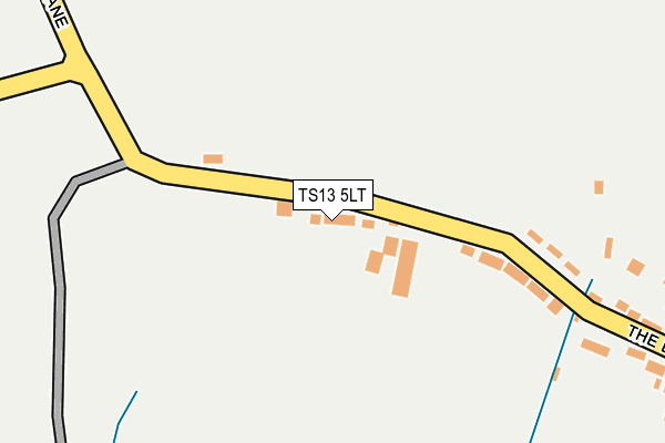 TS13 5LT map - OS OpenMap – Local (Ordnance Survey)