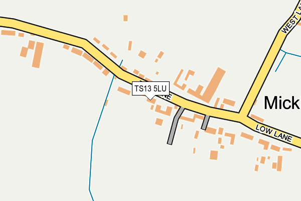 TS13 5LU map - OS OpenMap – Local (Ordnance Survey)