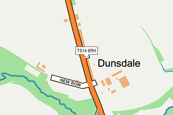 TS14 6RH map - OS OpenMap – Local (Ordnance Survey)