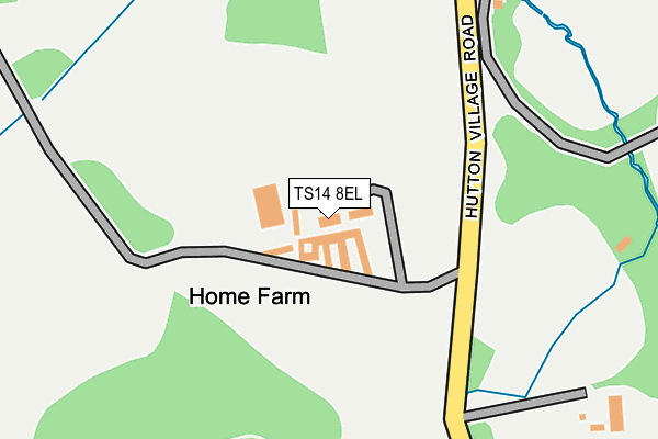 TS14 8EL map - OS OpenMap – Local (Ordnance Survey)