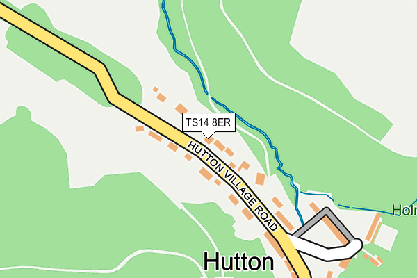 TS14 8ER map - OS OpenMap – Local (Ordnance Survey)