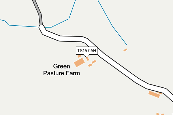 TS15 0AH map - OS OpenMap – Local (Ordnance Survey)