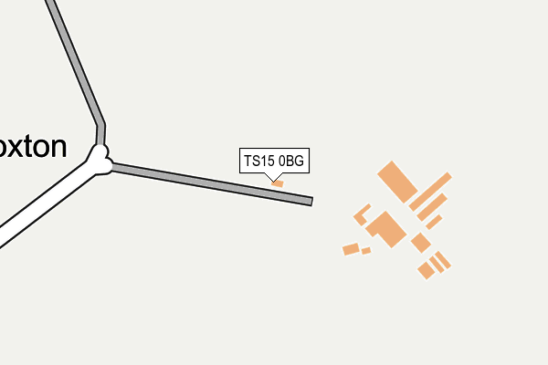 TS15 0BG map - OS OpenMap – Local (Ordnance Survey)