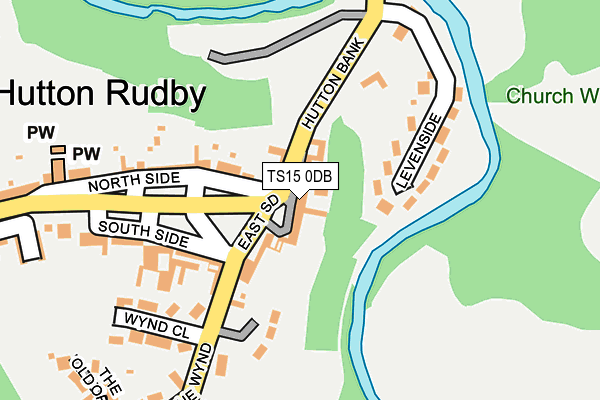 TS15 0DB map - OS OpenMap – Local (Ordnance Survey)