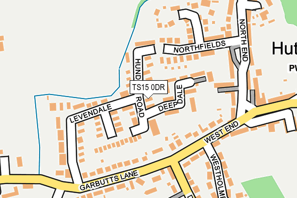 TS15 0DR map - OS OpenMap – Local (Ordnance Survey)