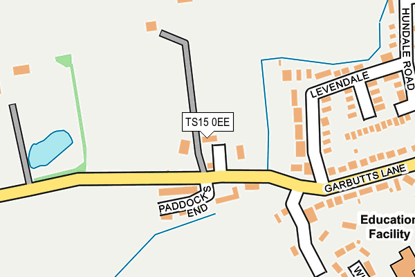 TS15 0EE map - OS OpenMap – Local (Ordnance Survey)