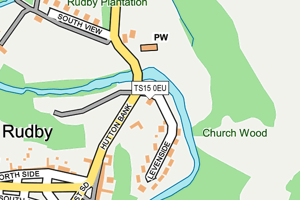 TS15 0EU map - OS OpenMap – Local (Ordnance Survey)