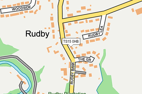 TS15 0HB map - OS OpenMap – Local (Ordnance Survey)