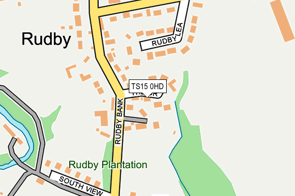 TS15 0HD map - OS OpenMap – Local (Ordnance Survey)