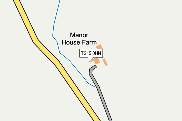TS15 0HN map - OS OpenMap – Local (Ordnance Survey)