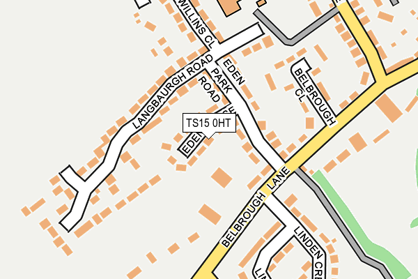 TS15 0HT map - OS OpenMap – Local (Ordnance Survey)