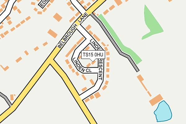 TS15 0HU map - OS OpenMap – Local (Ordnance Survey)