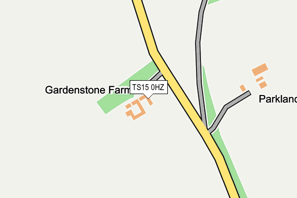 TS15 0HZ map - OS OpenMap – Local (Ordnance Survey)