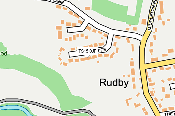 TS15 0JF map - OS OpenMap – Local (Ordnance Survey)