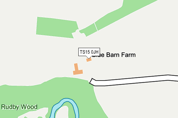 TS15 0JH map - OS OpenMap – Local (Ordnance Survey)