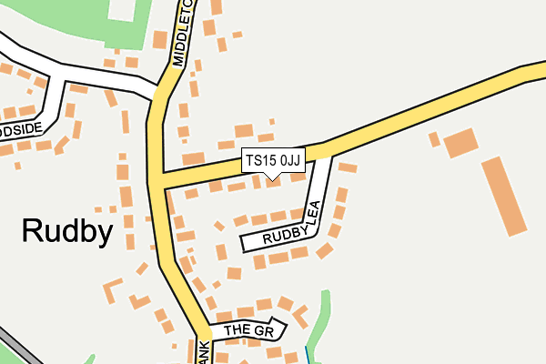 TS15 0JJ map - OS OpenMap – Local (Ordnance Survey)