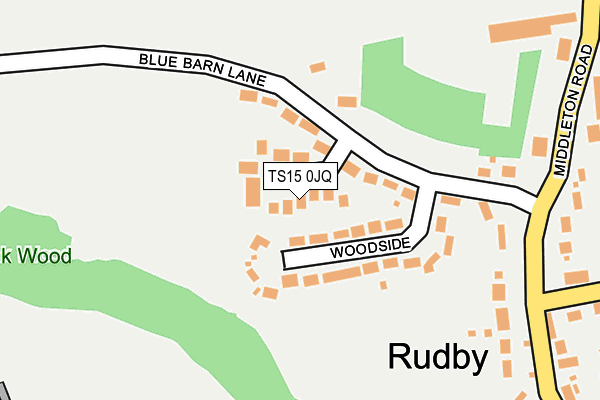 TS15 0JQ map - OS OpenMap – Local (Ordnance Survey)
