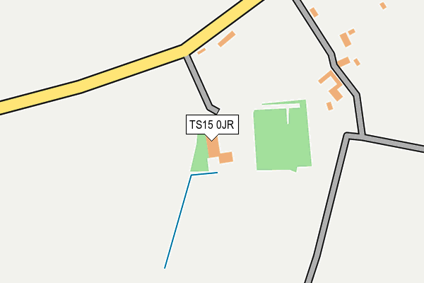 TS15 0JR map - OS OpenMap – Local (Ordnance Survey)