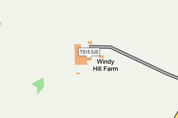 TS15 0JS map - OS OpenMap – Local (Ordnance Survey)