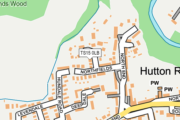 TS15 0LB map - OS OpenMap – Local (Ordnance Survey)