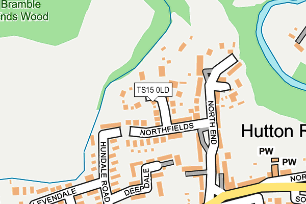 TS15 0LD map - OS OpenMap – Local (Ordnance Survey)