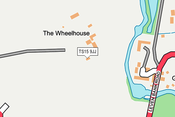 TS15 9JJ map - OS OpenMap – Local (Ordnance Survey)