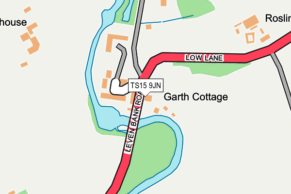 TS15 9JN map - OS OpenMap – Local (Ordnance Survey)