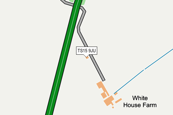 TS15 9JU map - OS OpenMap – Local (Ordnance Survey)