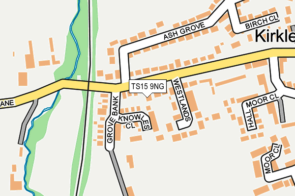 TS15 9NG map - OS OpenMap – Local (Ordnance Survey)