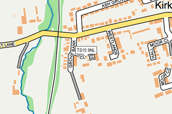 TS15 9NL map - OS OpenMap – Local (Ordnance Survey)