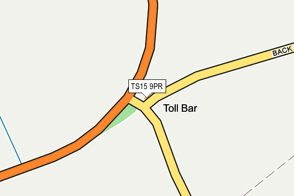 TS15 9PR map - OS OpenMap – Local (Ordnance Survey)