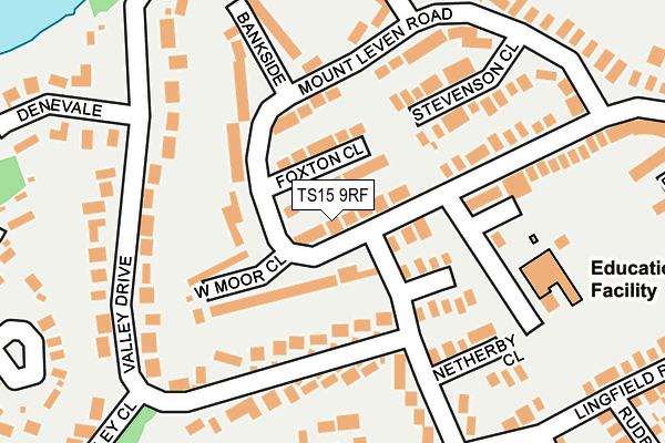 TS15 9RF map - OS OpenMap – Local (Ordnance Survey)