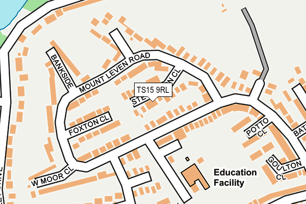 TS15 9RL map - OS OpenMap – Local (Ordnance Survey)