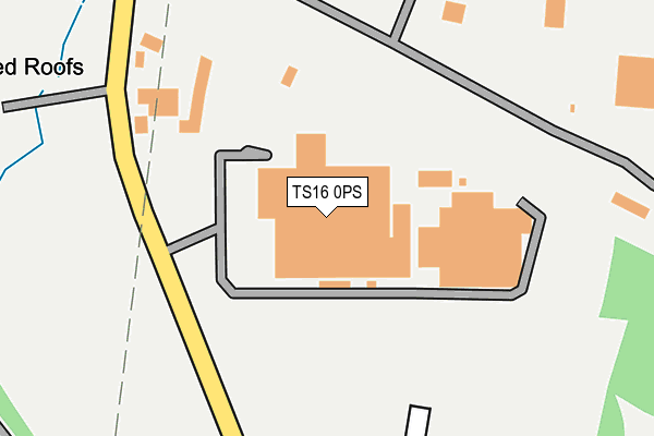 TS16 0PS map - OS OpenMap – Local (Ordnance Survey)