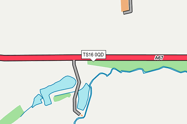 TS16 0QD map - OS OpenMap – Local (Ordnance Survey)