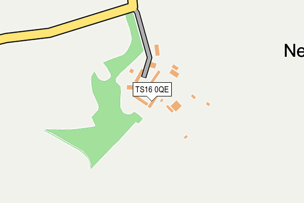 TS16 0QE map - OS OpenMap – Local (Ordnance Survey)