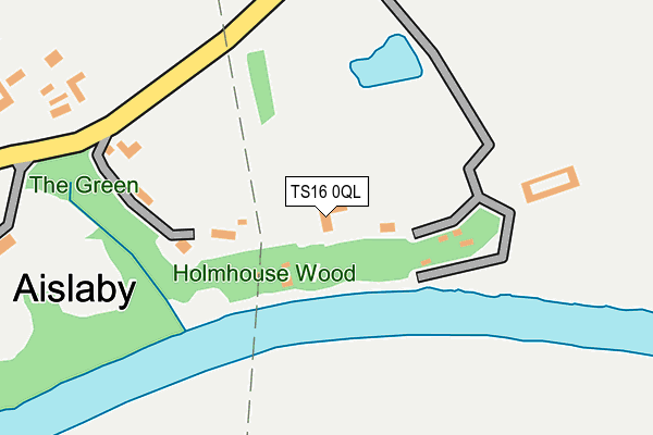 TS16 0QL map - OS OpenMap – Local (Ordnance Survey)