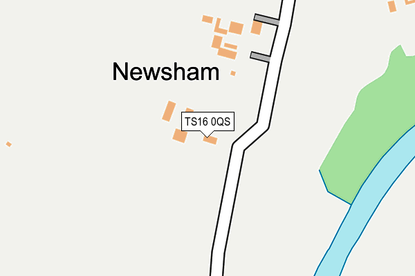 TS16 0QS map - OS OpenMap – Local (Ordnance Survey)