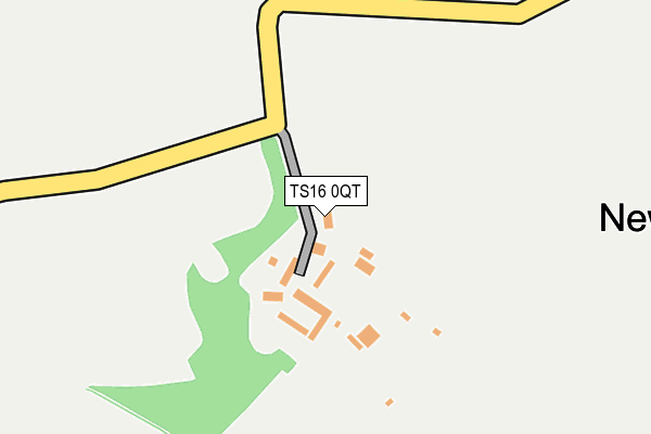 TS16 0QT map - OS OpenMap – Local (Ordnance Survey)