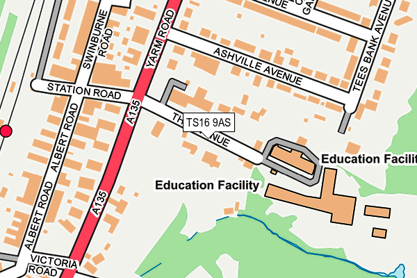 Map of THEAKSTON ESTATES (MANAGEMENT) LIMITED at local scale